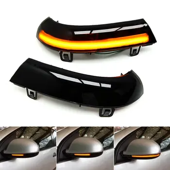 2ks dynamických blinkrů pro VW GOLF 5 GTI V MK5 Jetta Passat B5.5 B6 Sharan Superb B5 EOS LED směrové světlo do zrcátka 10 nejlepší prodej Směrové světlo do zrcátka pro VW Golf 5 - №2
