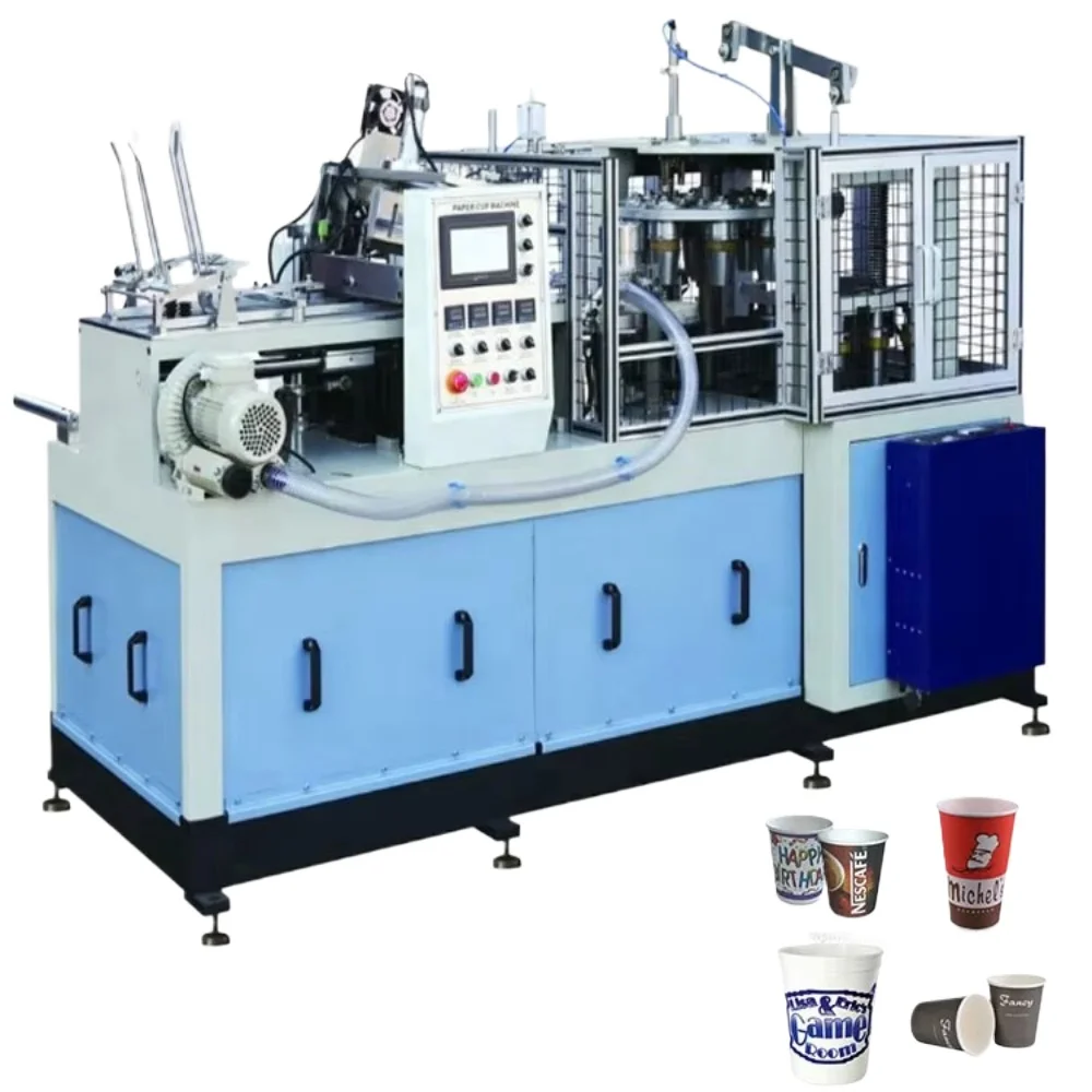 موضة جديدة آلة تصنيع الأكواب الورقية ذات الحائط المزدوج آلة تشكيل الأكواب الورقية الصينية آلة تصنيع الأكواب الورقية