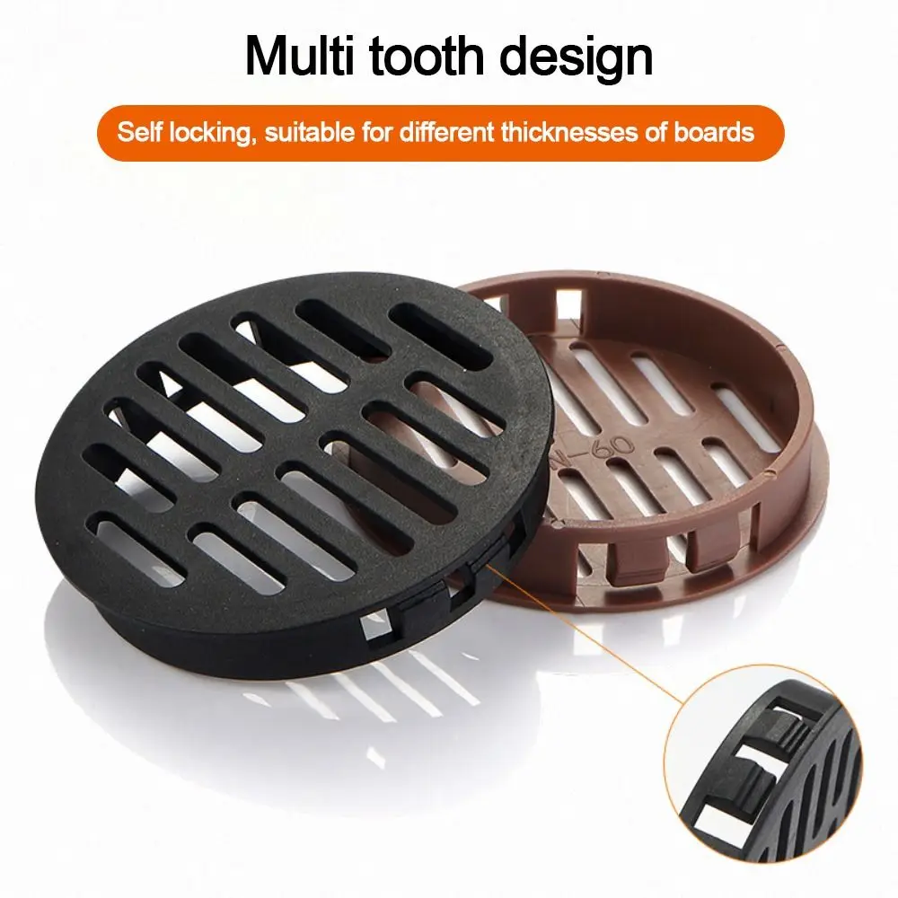 4 Stück runder Schrank Luftkanal entlüftung Kunststoff Jalousie Mesh Loch Stopfen Dekoration Abdeckung Kleider schrank Kühlergrill Lüftungs systeme 35/50mm