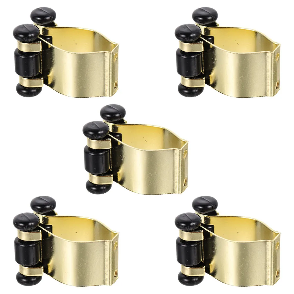 5 قطعة مقاطع قضيب معدني قابل للتعديل تجمع جديلة قصبة صيد خشبية حامل المحمولة خفيفة الوزن تخزين ملحق لغرفة البلياردو #5