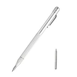 Pluma Scriber de carburo de tungsteno, herramientas manuales, imán práctico, estilo bolígrafo, 14cm, cerámica de aluminio, para grabar hojas de Metal