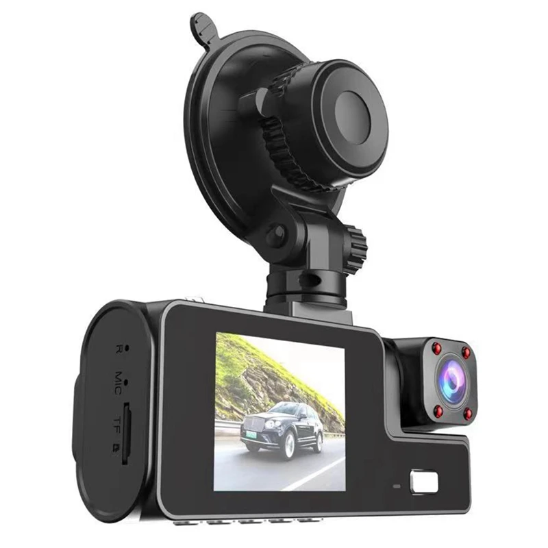 Rijden Recorder HD 1080P 2 Inch Scherm 3-weg Met Wifi 3 Lens Parkeerbewaking Met Nachtzicht Auto DVR Recorder Duurzaam