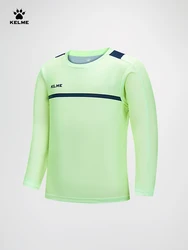 KELME KidS Sport t-shirt Training Running abbigliamento sportivo ad asciugatura rapida camicia lunga calcio camicie fitness a maniche lunghe muslimb