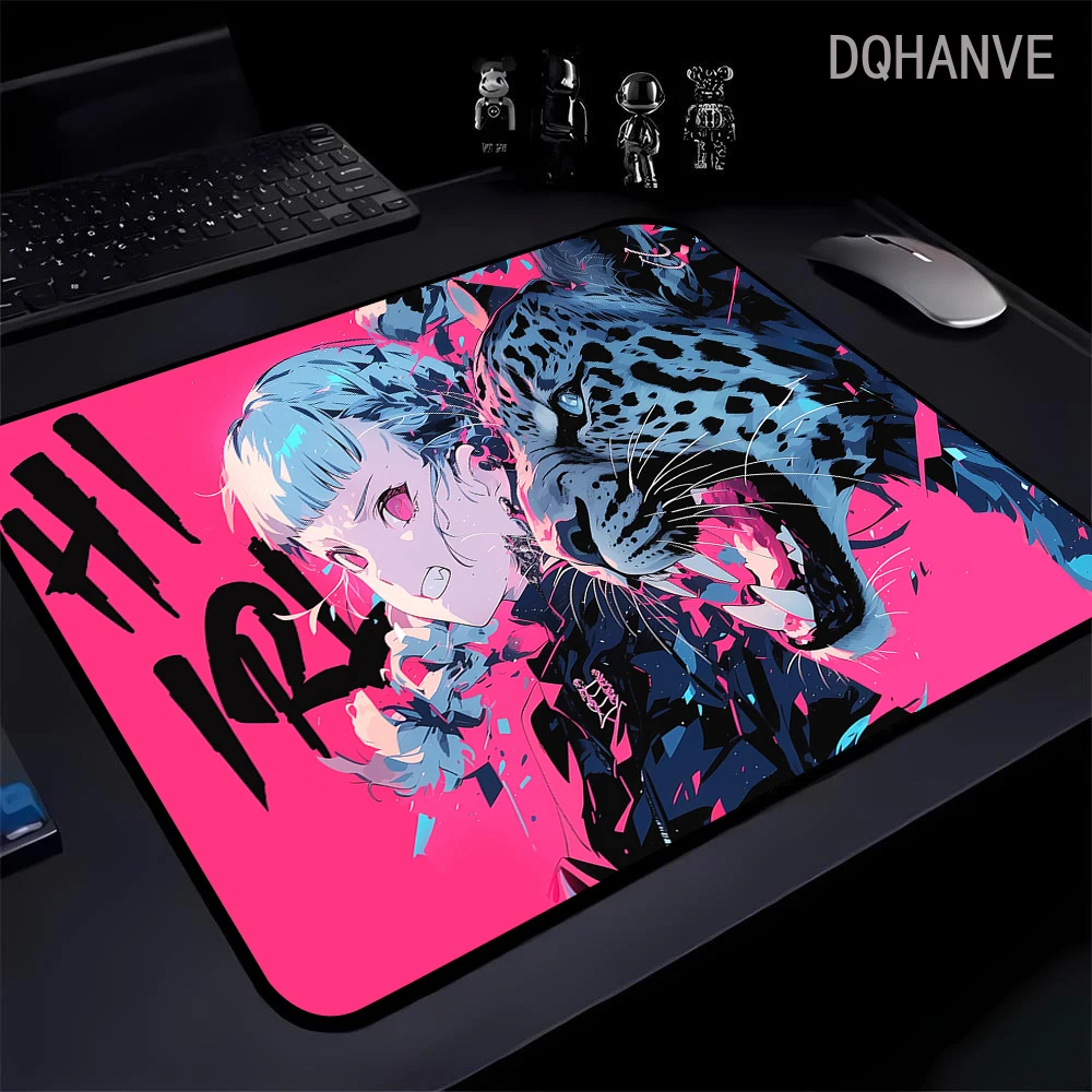 New Gaming Mouse Pad 400x450 Atmosphere Computer Laptoptable Desk Mat Anime Girl Panther Pink Mousepad Pc Gamer Carpet Mouse Mat