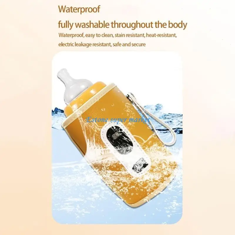 Tostador biberón viaje 090B, pantalla Digital temperatura recargable por USB