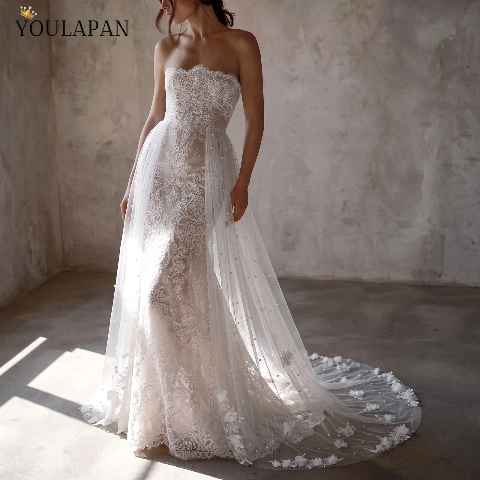 topqueen-lace-floral-tulle-overskirt-detachable-con-sobrefalda-de-tul-novia-3d-flower-pearl-train-bridal-skirt-vb40