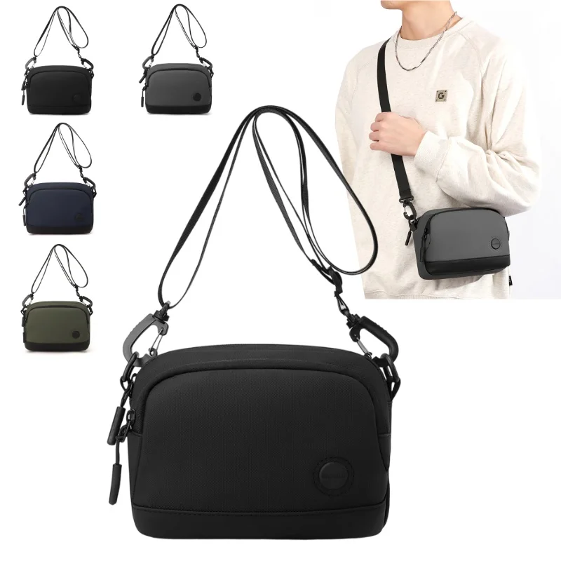 

Водонепроницаемая нейлоновая мужская сумка-кроссбоди с несколькими карманами, маленькая сумка-мессенджер через плечо, нагрудная сумка для телефона и кошелька, для путешествий и поездок на работу