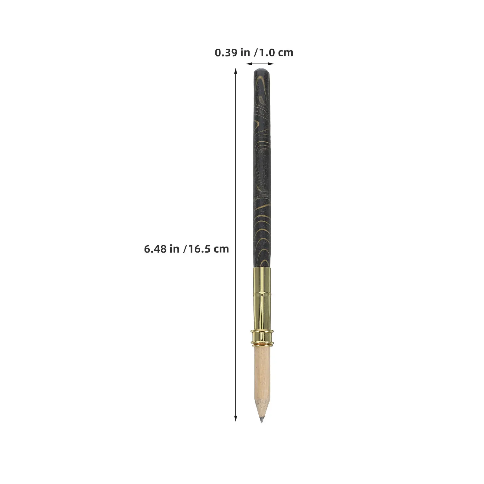 4Pcs Bamboo Pencil Extender Set Reusable Eco Friendly Art Tool for Sketching Drawing Writing School Office Crayon Eyeliner