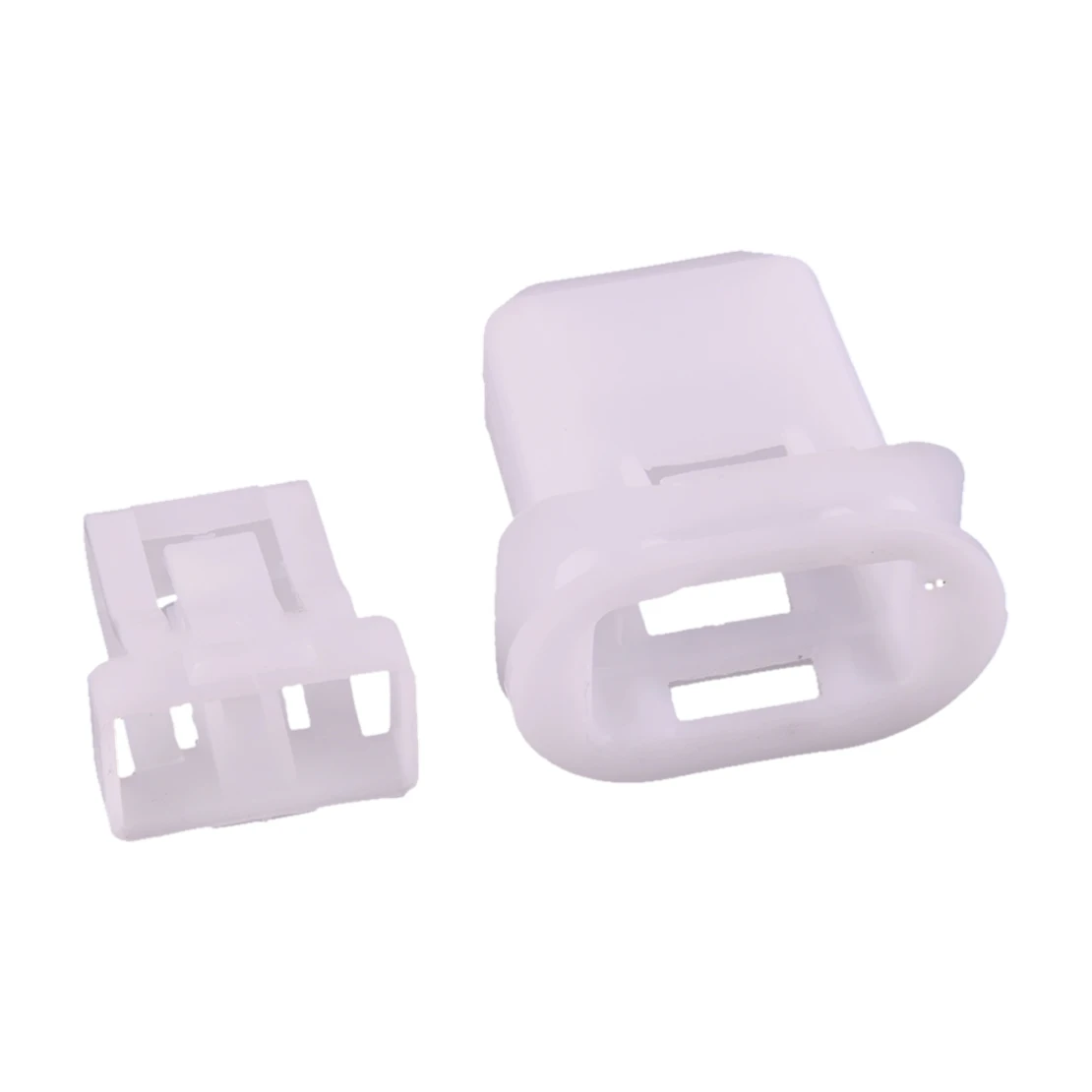 2 Sets Car Rear Back Seat Cushion Pad Fixing Clip Buckle Retainer Fit for GM Chevrolet White Plastic