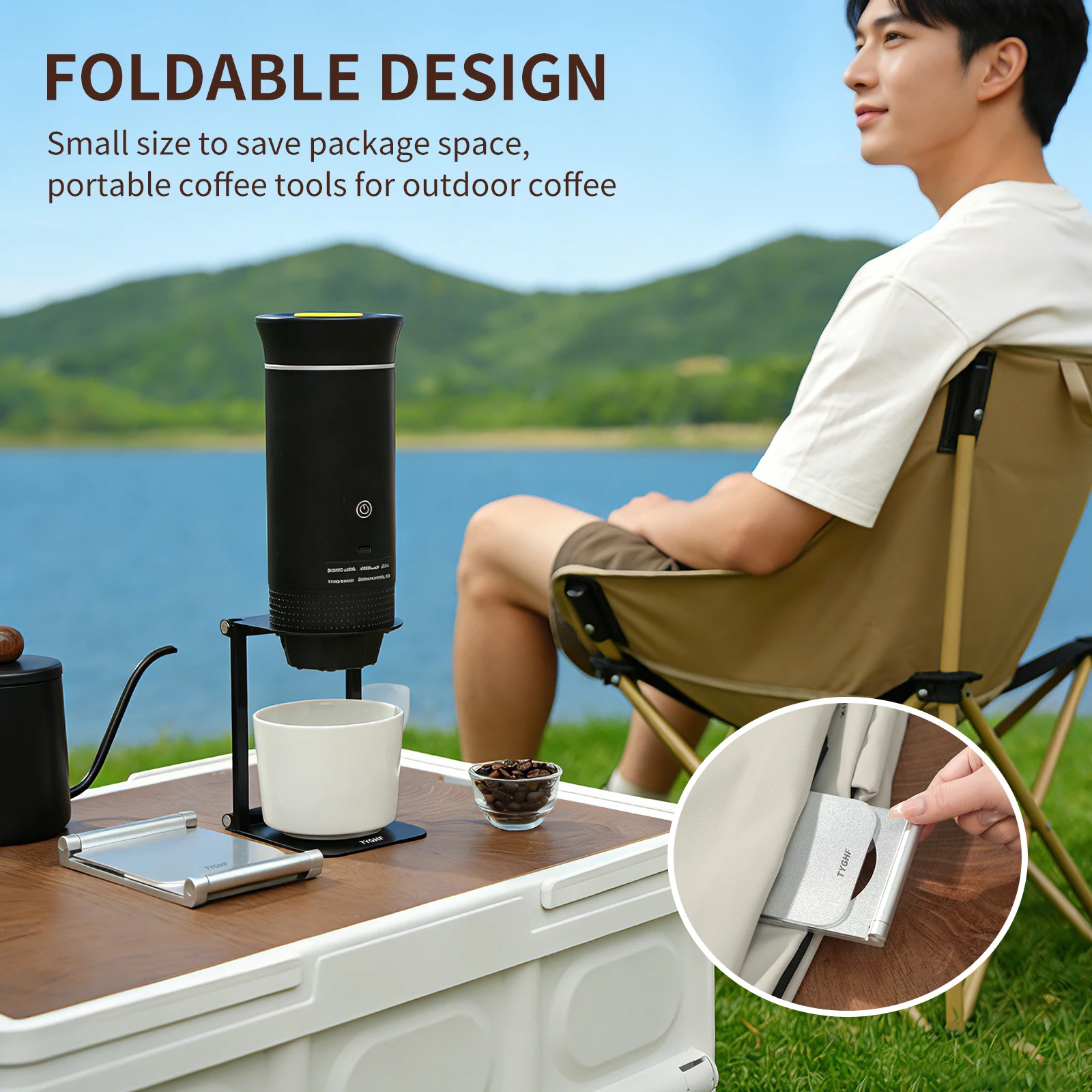 Coffee Dripper V60 - Supporto per Caffettiera Pour Over, Supporto