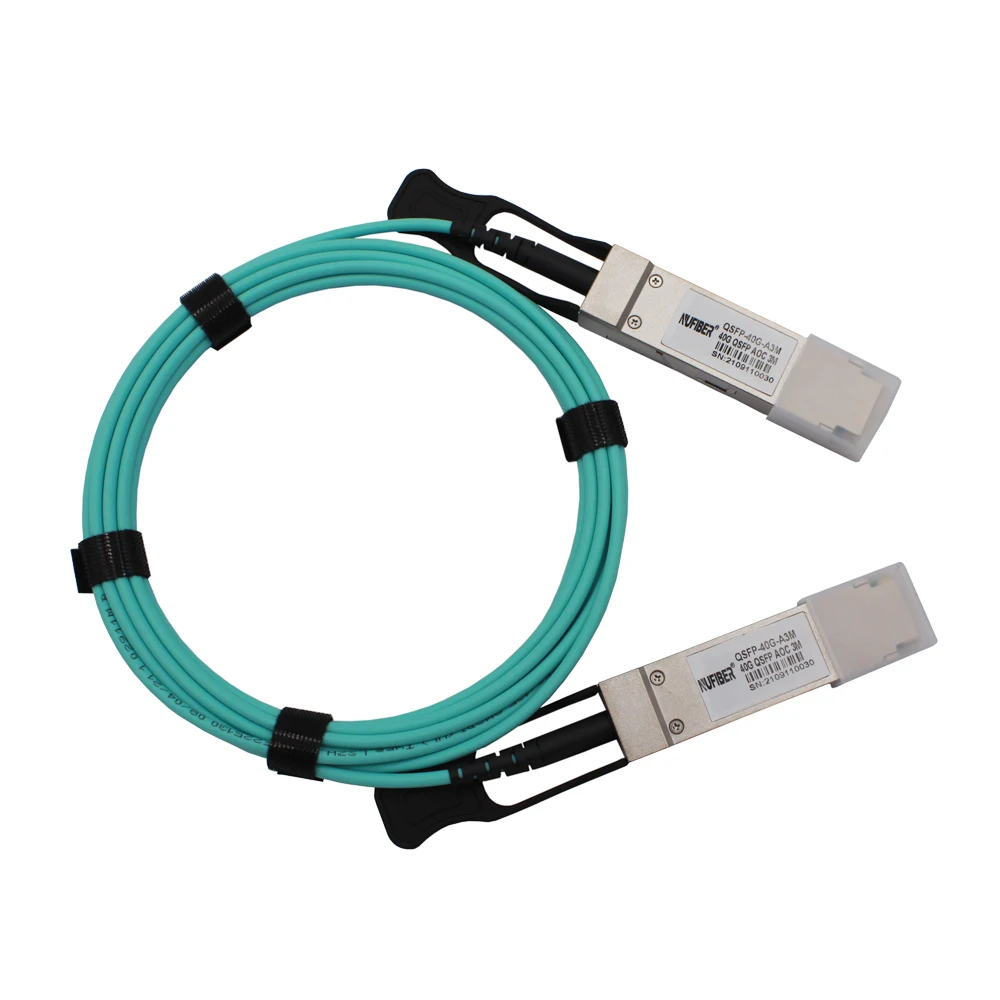 40G QSFP+ to QSFP+ AOC Active Optical Cable 1m 3m 5m 10m AOC Cable Optical Transceiver for Data Center