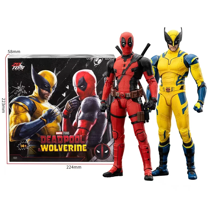 G*p様 ZDTOYS 中動玩具 ヴェノム&デッドプール&ウルヴァリン 3体セッ 2024 デッドプール & ウルヴァリン アクションフィギュア映画版 ZD