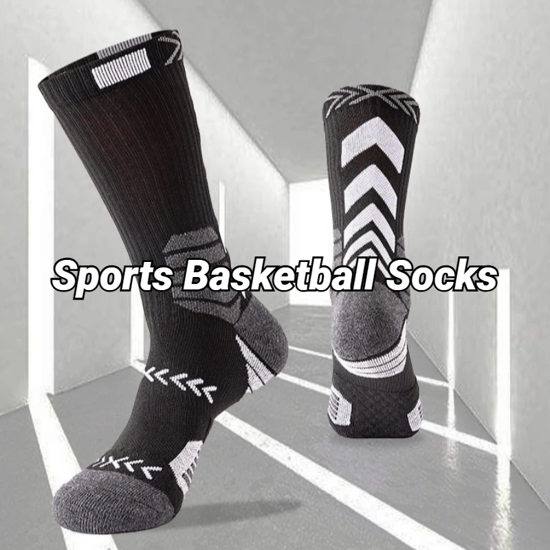 3 pares de calcetines deportivos para correr, calcetines deportivos de malla transpirable, compresión gruesa, baloncesto, absorción del sudor, ciclismo profesional, Fitness