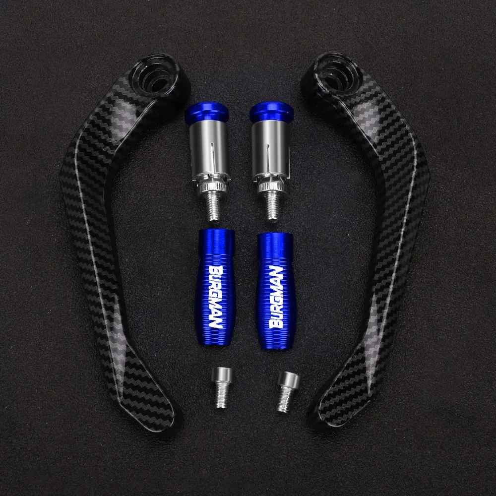 

For Suzuki BURGMAN 650 400 125 200 AN650 AN400 125 200 Accessories Handlebar Grips Brake Clutch Levers Guard Protector Handguard