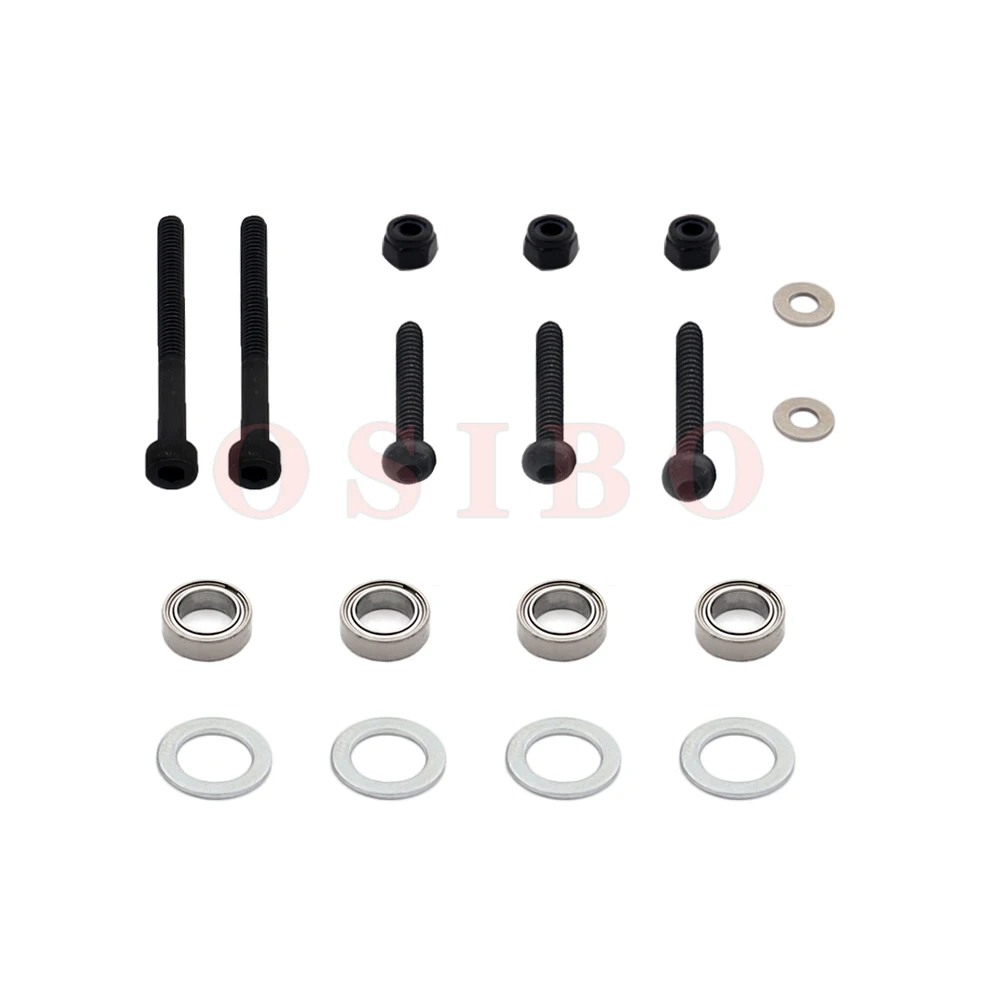 1set RC Aluminum Alloy Steering Bellcrank Set Replaces Traxxas Part 3743 Billet 6061 Aluminum Atomik for 1/10 Traxxas Slash 2WD