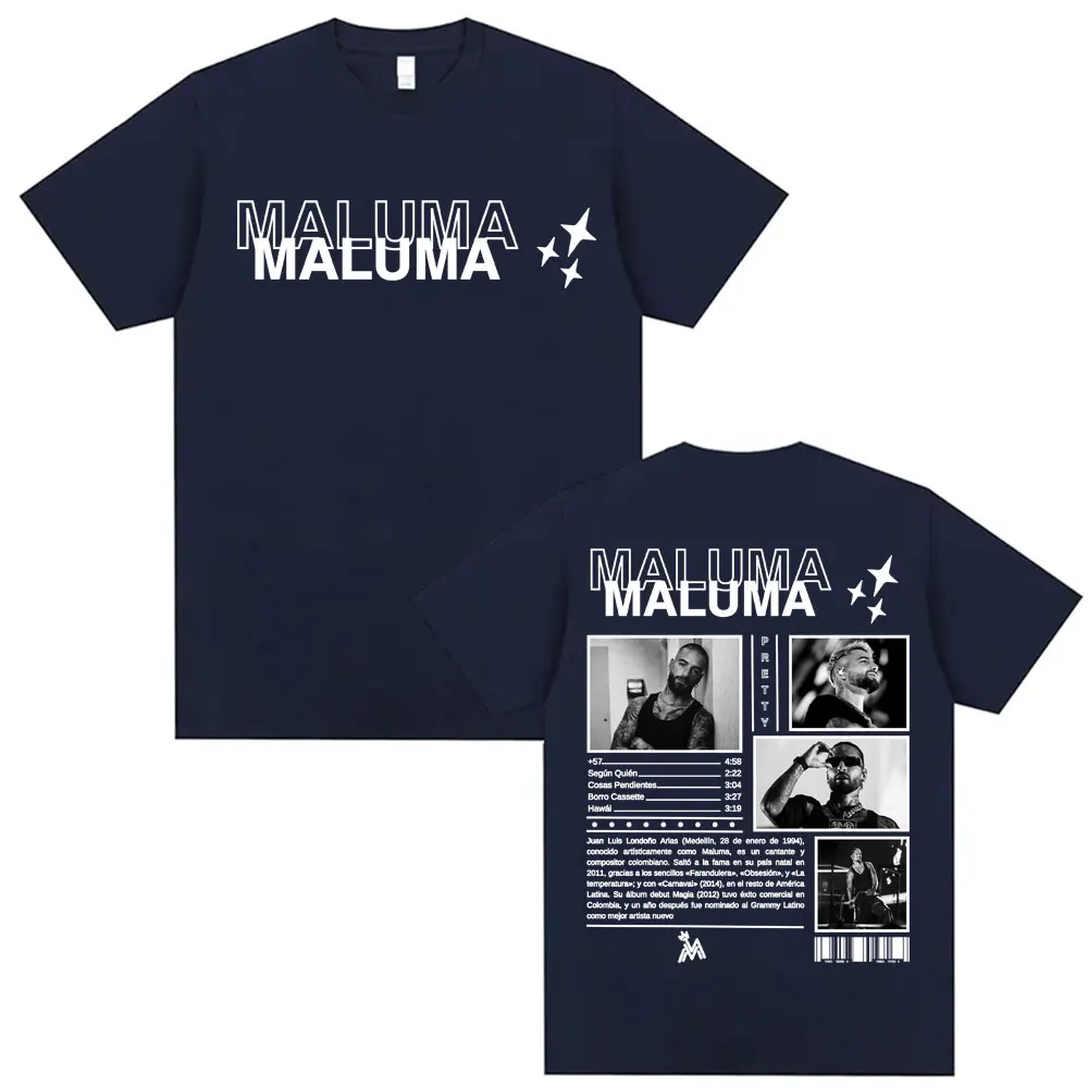 Rapper MALUMA Album Tour Merch T-shirts for Men Women Hip Hop Punk Vintage Oversized T Shirt Fashion Casual Short Sleeve T-shirt