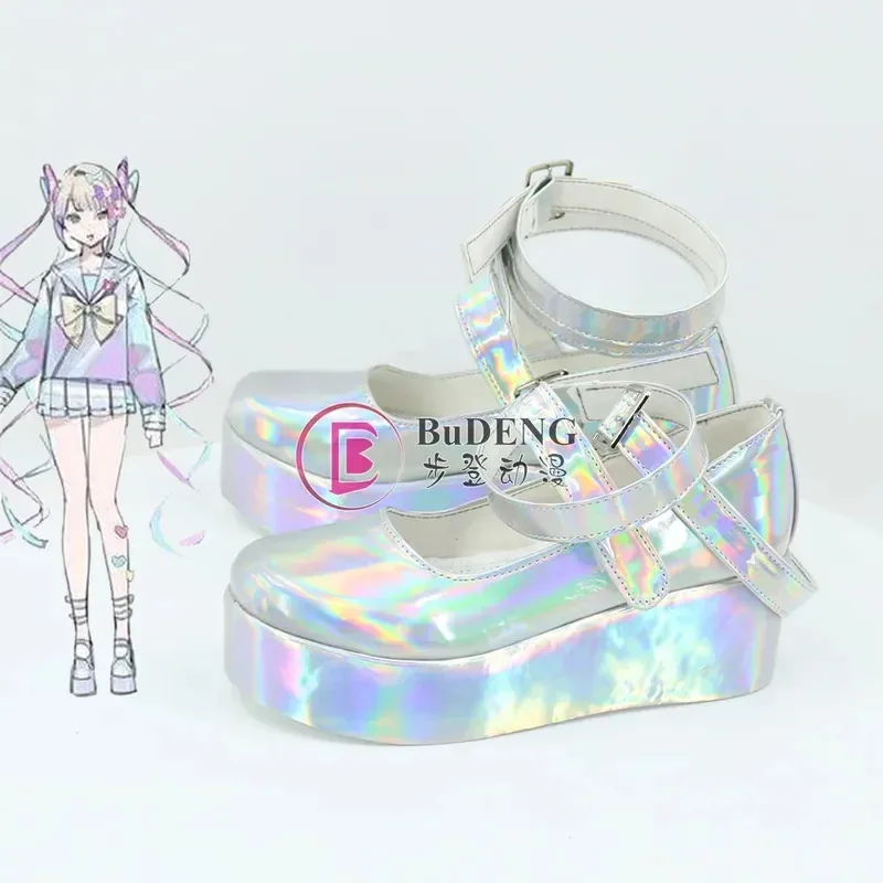 

2025 11 Game NEEDY GIRL OVERDOSE Cosplay Shoes Kawaii Angel-chan KAngel Carnival Custom Made Boots