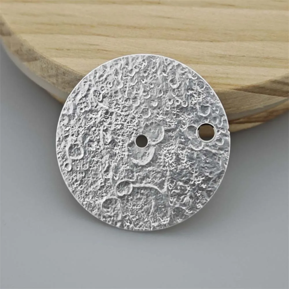 NH35 다이얼 28.5mm 녹색 야광 없음 시계 다이얼 NH35/NH36 기계식 무브먼트용 3D 달 패턴 시계 페이스 액세서리