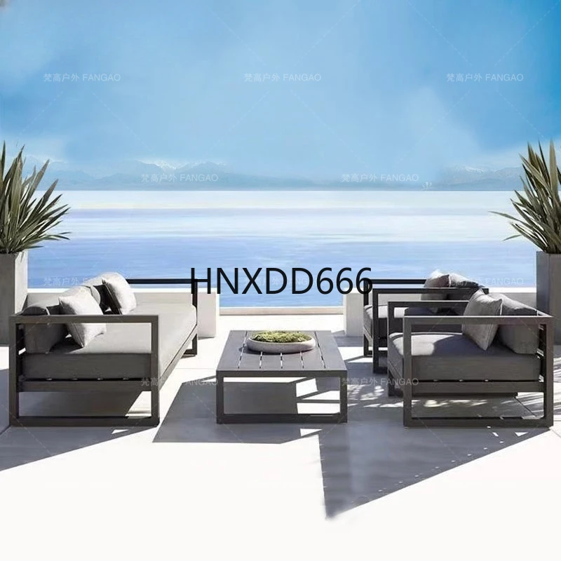 

Nordic High Grade Courtyard Villa Garden Sofas Originality Designer Modern Garden Sofas Leisure Outdoor Furniture Divano