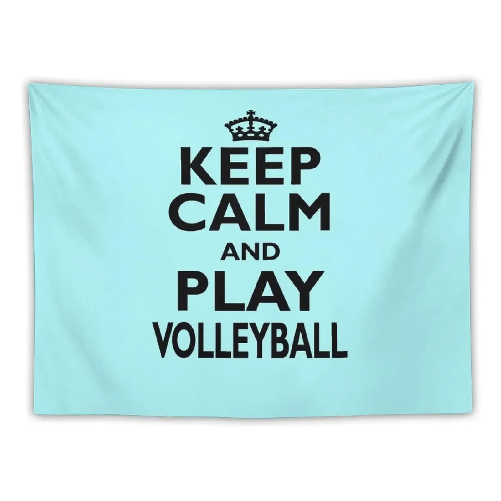 Volleyball Player Keep Calm Birthday Tapestry House Decorations Aesthetic Room Decors Tapestry