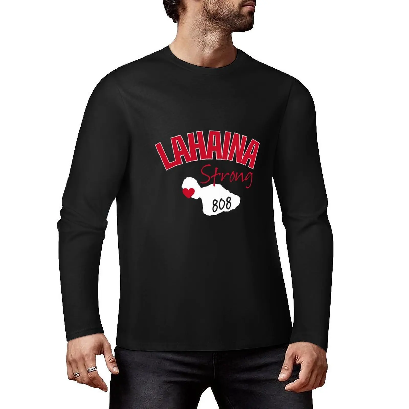 Lahaina Strong Fire Long T-Shirt funny t shirt oversized t shirt Blouse boys t shirts heavyweight shirts for men