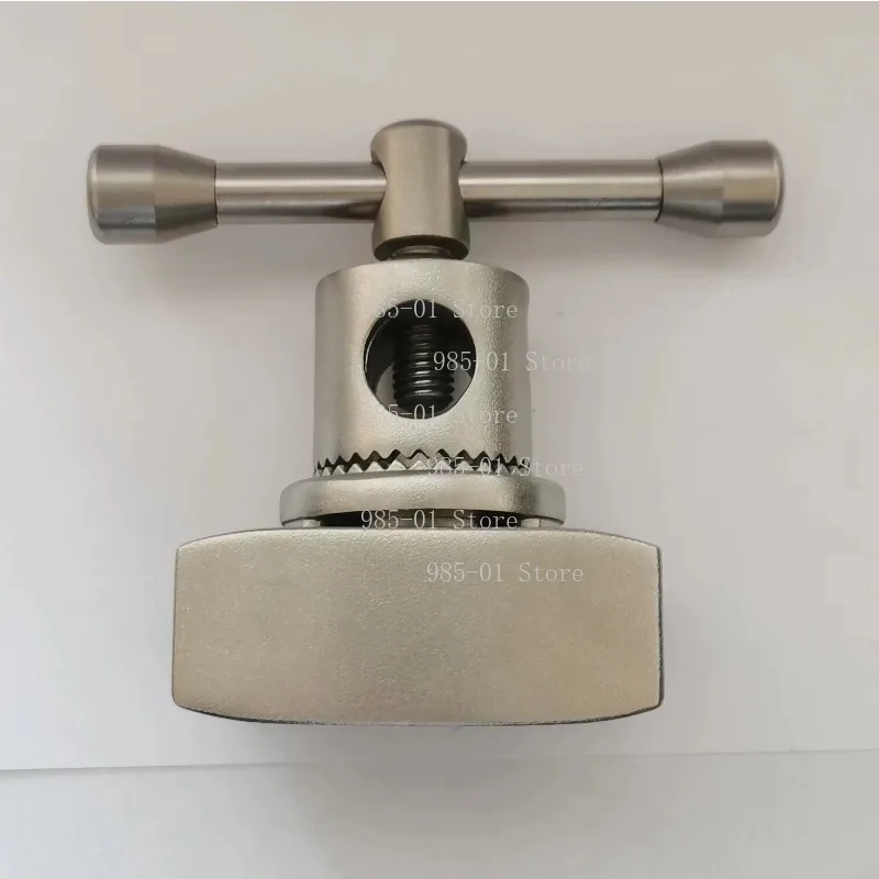 Heavy-Duty Stainless Steel Operating Table Leg Support Fixator, Long Slide Adjustable Clamp Lock Accessory