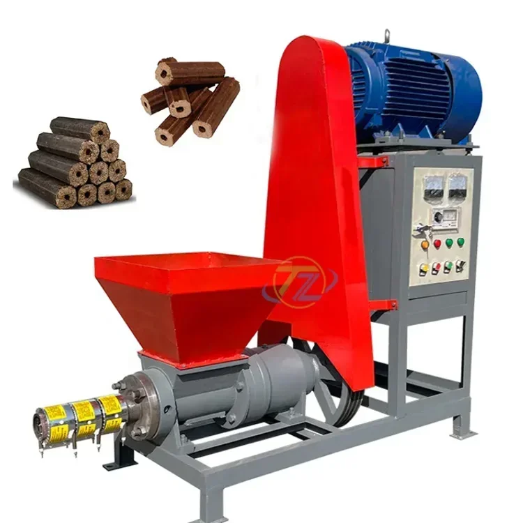 Wood Briquette Press with Motor China's Cardboard Briquette Press for Converting Dry Kiesel Into Briquettes