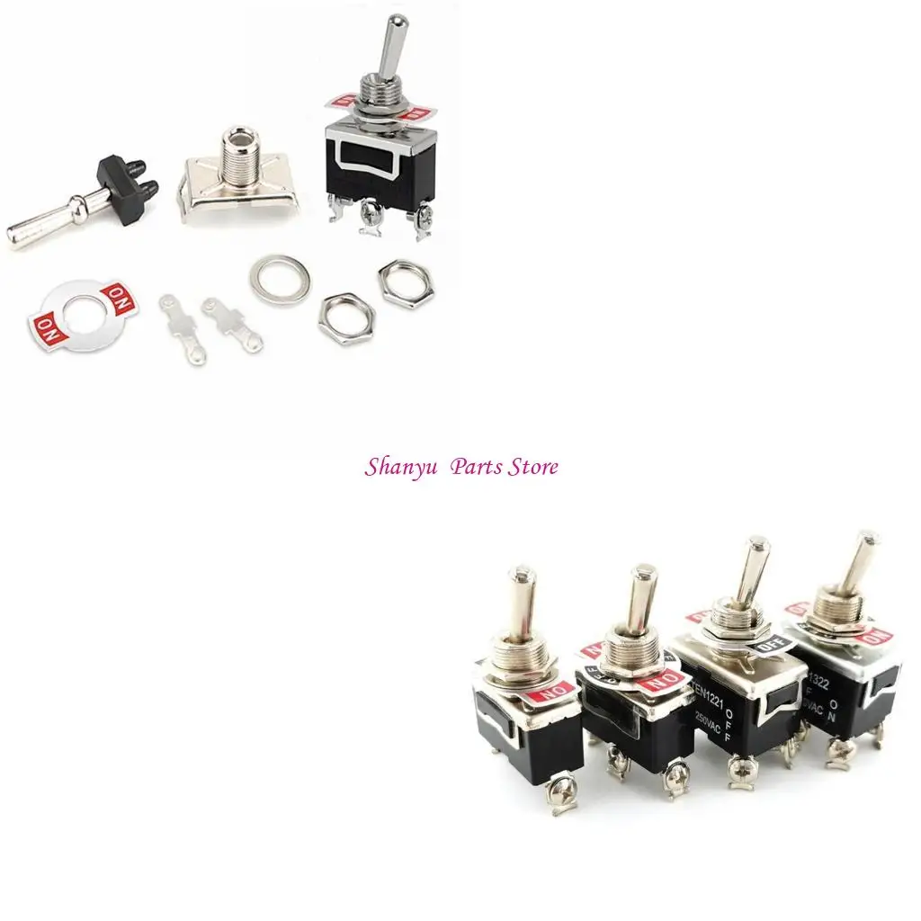 

Переключатели переключателя AC250V ON-OFN / ON-OT-ON-ON-OFT LIGHT METAL CAR DANSBORTERES R6FB