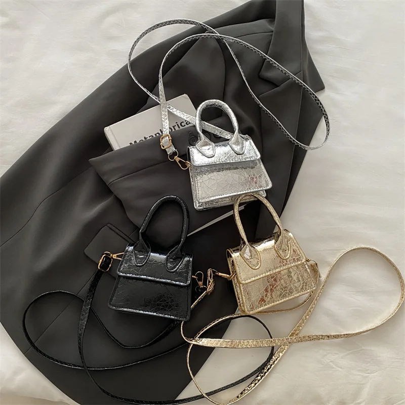 

Fashionable and simple 2025 new style individual retro casual shoulder cross-body bag small square women's handbag