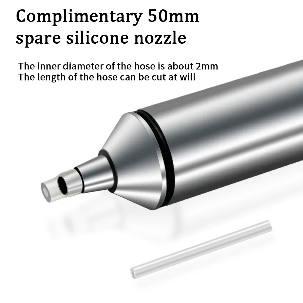 FMchip Aluminium Solder Sucker — Powerful Vacuum for Component and PCB Repair, Featuring Anti-Clogging Design