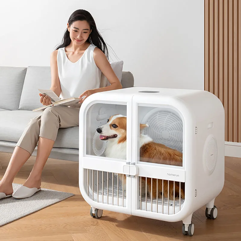 Pet Hair Dryer Stand Grooming Dry Box Small Silent Dog Hair Dryer Professional Drying Cinet Small Animal Supplies
