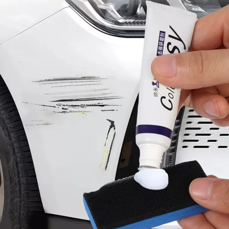 Car Paint Scratch Repair Tools Auto Body Scratch-Removing Abrasive Polishing Paste Stain-Removing Self-Adhesive Maintenance Wax