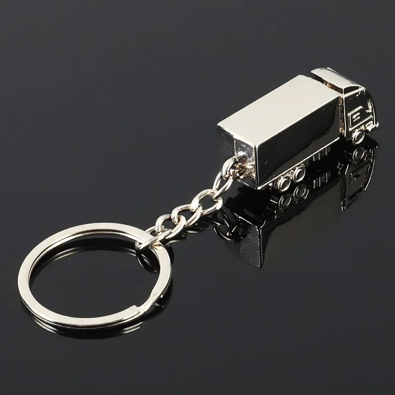 30Pcs Metal Truck Lorry Car Key Ring Keyfob Keychain Creative Gift Lovely Keyring