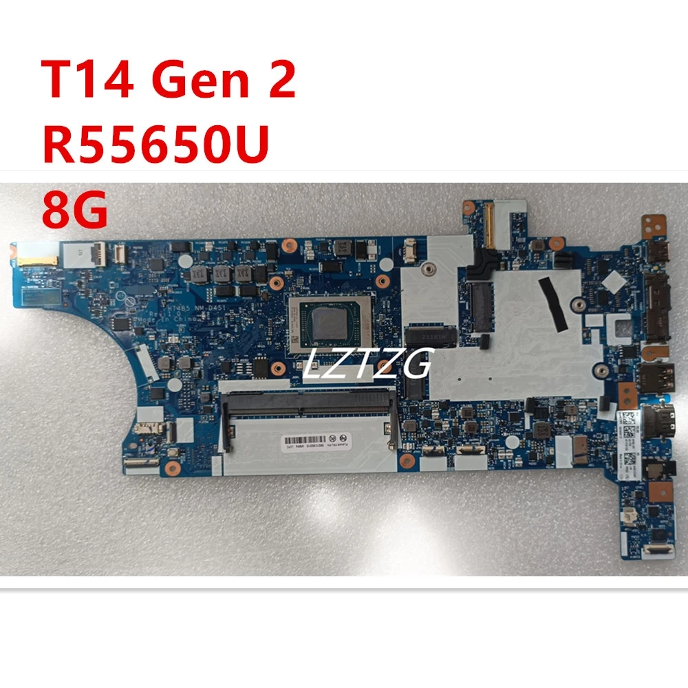 

Motherboard For Lenovo ThinkPad T14 Gen 2 Laptop Mainboard R5-5650U 8G NM-D451 5B21C82215