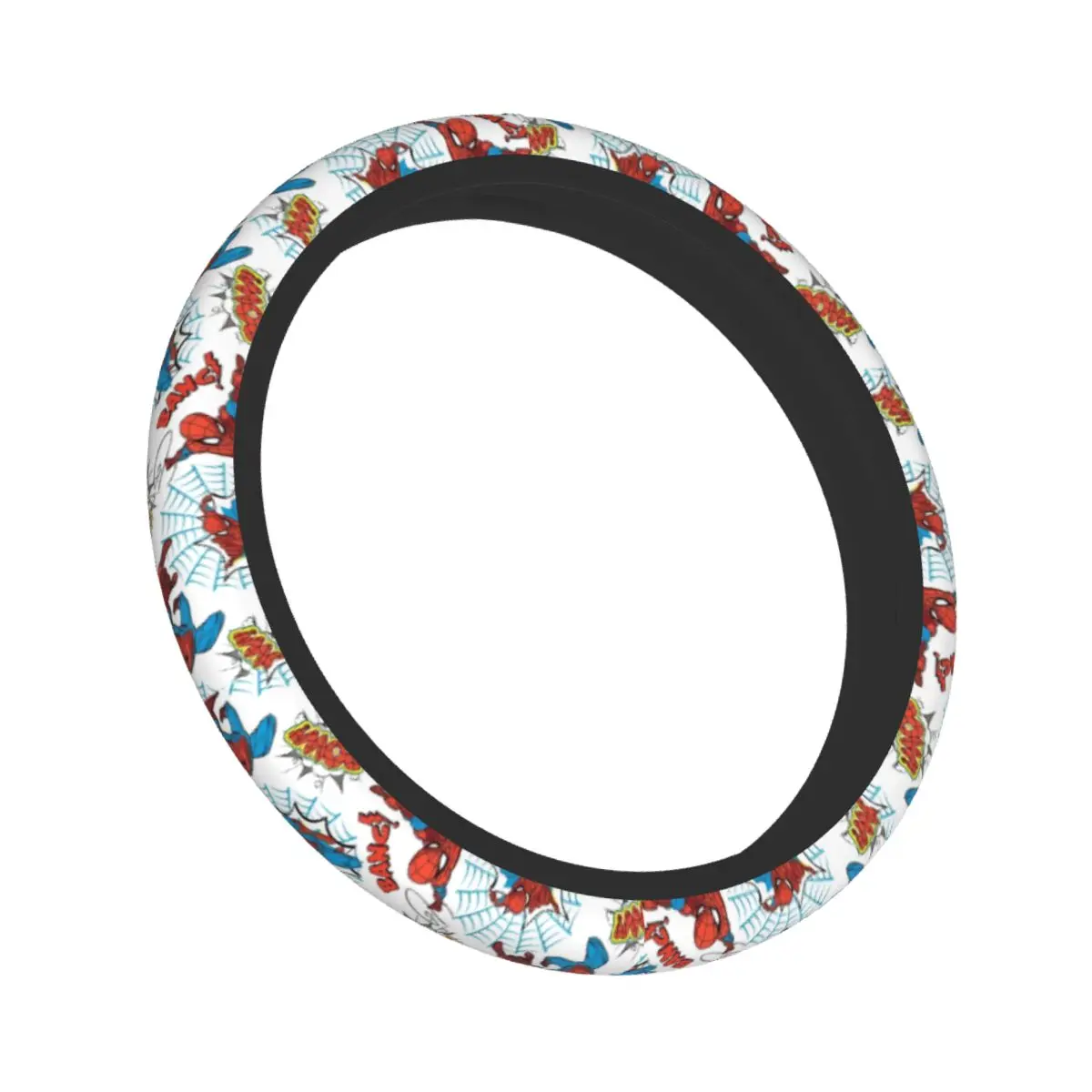 

Spider-Man Spiderman Hero Car Steering Wheel Cover 38cm Soft Colorful Car-styling Interior Accessories