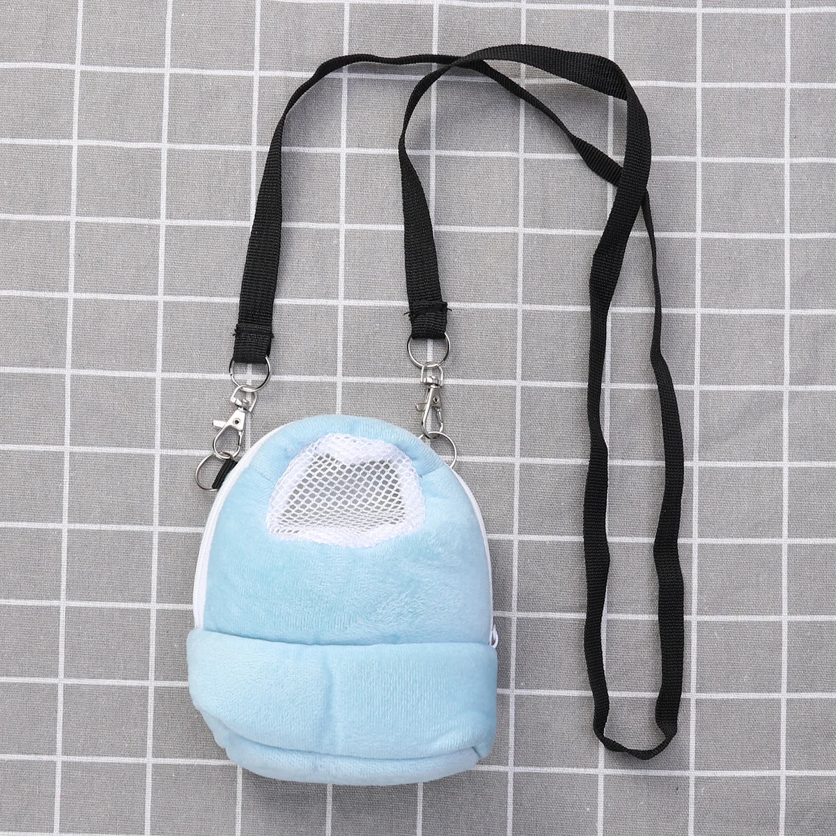 

Pet Carrier Bag Small Blue Size S Portable Breathable Carrier for Hamster Juvenile Guinea Pig Hedgehog Travel Outdoor