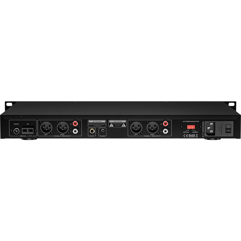 نظام العناوين العامة PA Amplifier يستخدم مصدر الصوت مع مشغل DVD CD FM AM 2 قنوات
