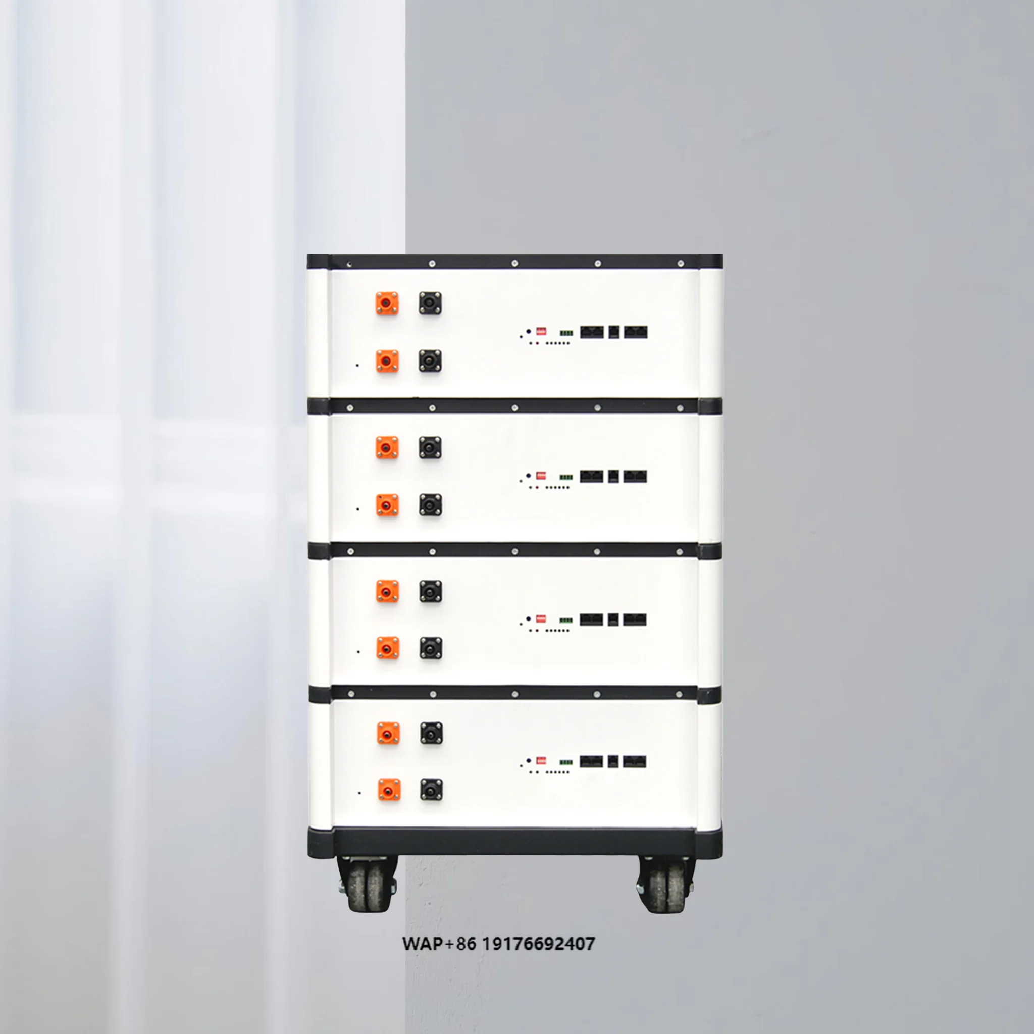 Senji Home Use Cylindrical Solar Cell System Inverter Solar Power Stackable 16kWh LiFePO4 Batteries CAN Communication