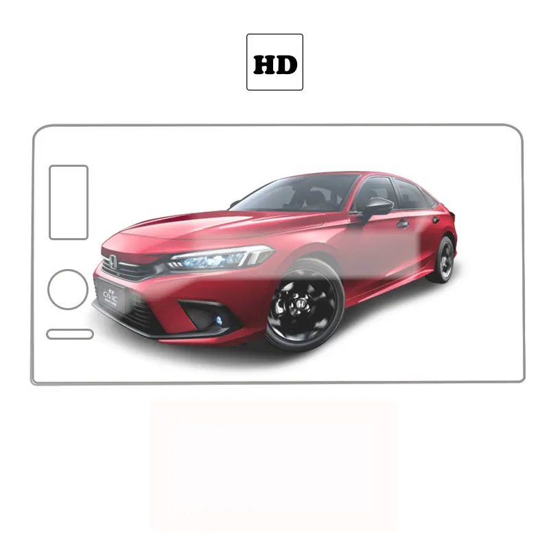 Car GPS Navigation Screen Tempered Glass Protective Film For Honda 11 Generation Civic 2024 2022 2023 Auto Interior Accessories