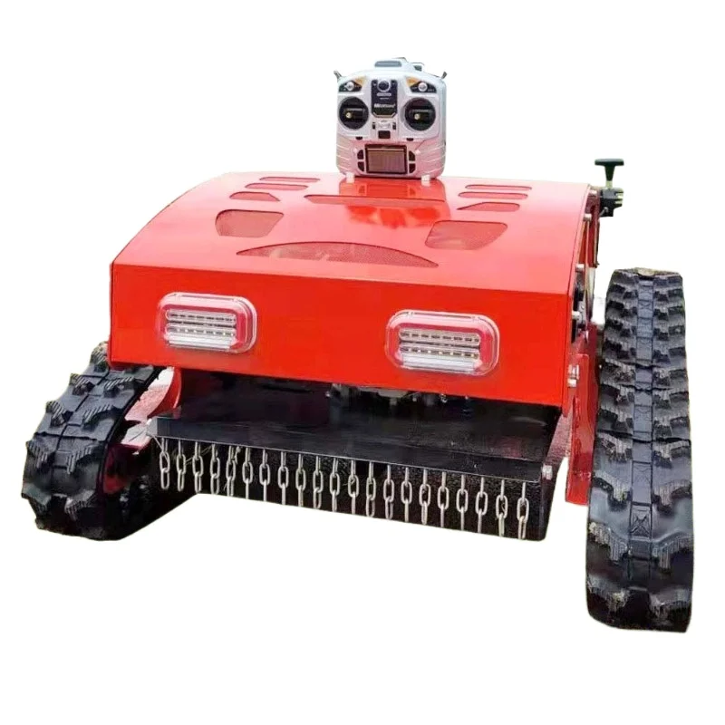 

Automatic Mini Smart Robotic Mower Rubber Tracks Remote Control Lawn Mower for Sale