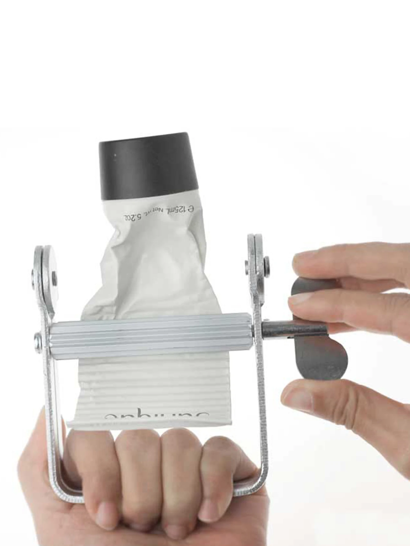 Premium Heavy Duty Stainless Steel Toothpaste Paint Tube Presser,Multi-Purpose Cosmetic & Medicine Roller Tool for H