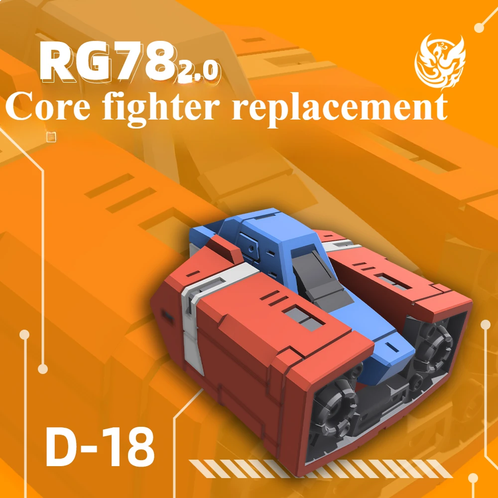 فينيكس D-18 RG RX-78 2.0 نموذج كور فايتر استبدال أجزاء لأدوات النمذجة هواية بناء لتقوم بها بنفسك الملحقات