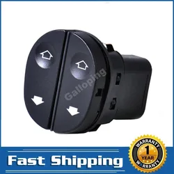 Driver Passenger Electric Window Control Lifter Switch Console Button for Ford Fiesta Fusion KA Puma Transit Connect 96FG14529BC