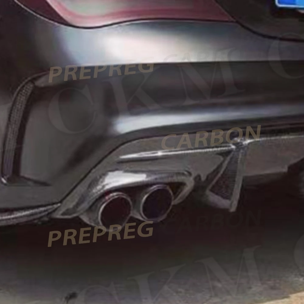 

Carbon Fiber for Mercedes Benz CLA45 W117 C117 CLA 200 250 260 Sedan 4 Door 2013-2019 FRP Material Rear Trunk Spoiler Wings