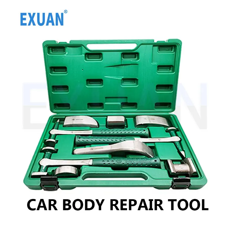 

Automotive Sheet Metal Repair Tool Set Cushion Iron Concave Shaping Hammer Professional Sheet Metal Hammer Set For Auto Repair