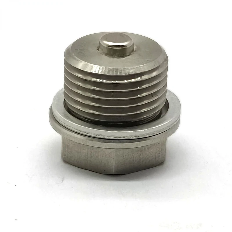 M12 M14 M16 M18 M20 Stainless Steel Engine Magnetic Oil Drain Plug with Neodymium Magnet