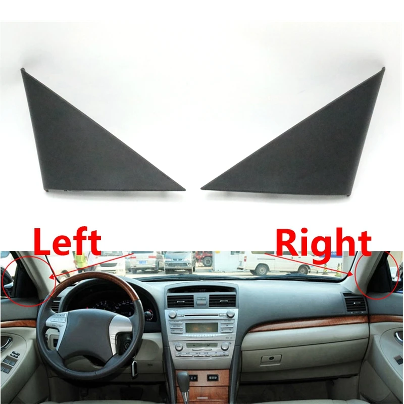 For Toyota Camry 2006 2007 2008 2009 2010 2011 Interior Front Triangle Decor Frame Cover Trim