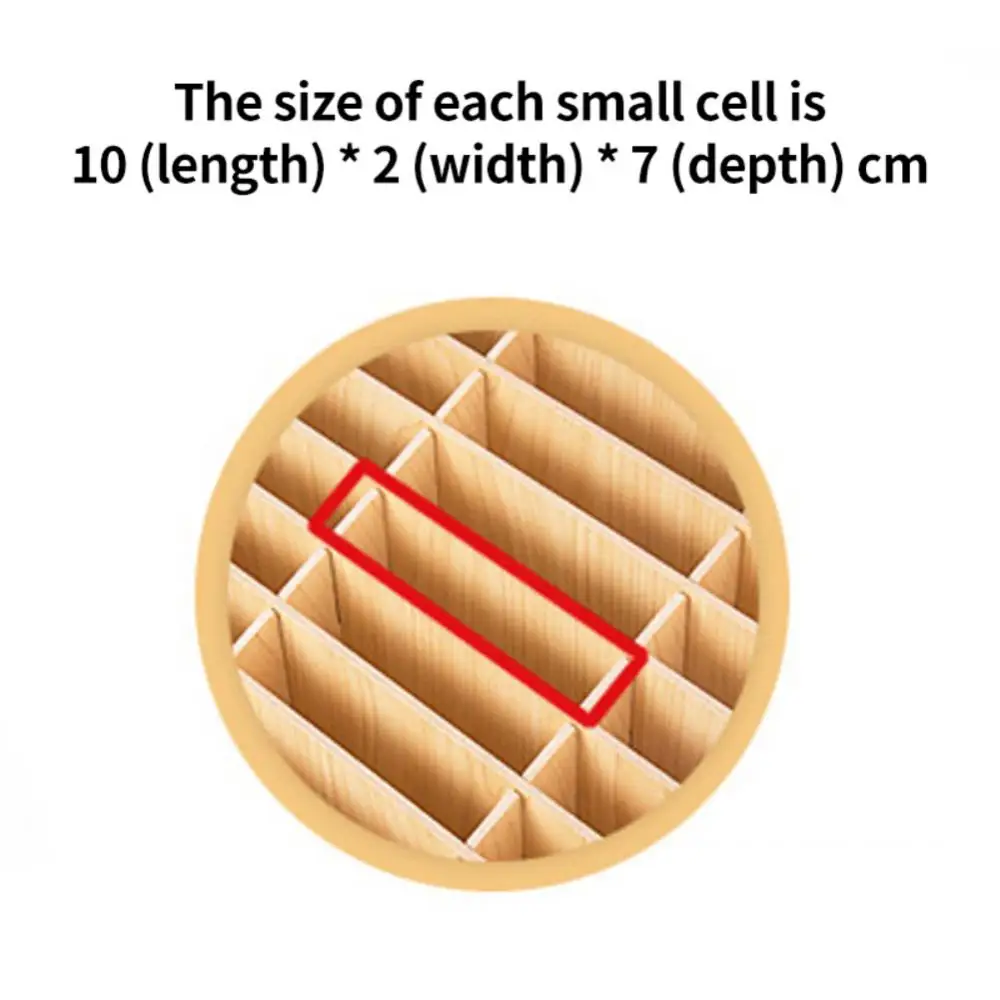 Desktop Organizer griglia in legno 12/14 griglia all'ingrosso per Office Home Classroom Classification Tool Box Multi-Grid Mobile Phone