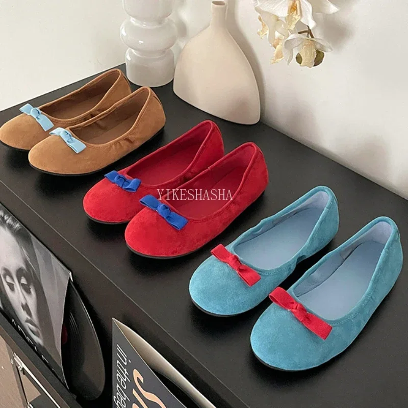 2024 New Spring Summer Flat Ballet Shoes Women's Mary Jane Shoes Ballet Flats Women Zapatos Mujer Women Flat Shoes