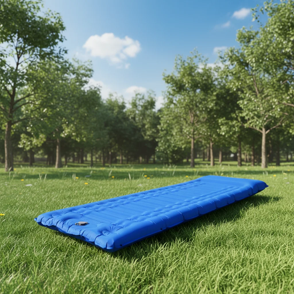 

Надувной туристический коврик 40D из нейлона с ТПУ, водонепроницаемый, сверхлегкий, со встроенным насосом и подушкой, портативный, для 1-2 человек